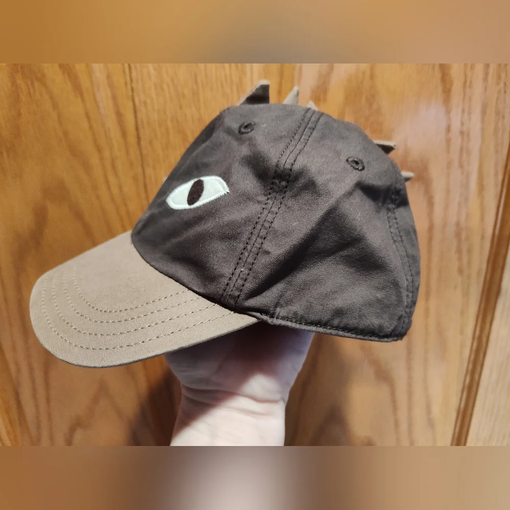 EUC Gymboree 12-24 Mo.  Brown Dinosaur Cap